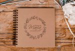 album personalizado bautizo papel kraft reciclado