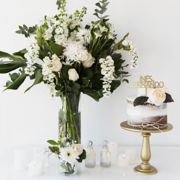 Cake Topper Bodas Amor con Mayúsculas
