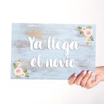 Cartel ya llega el novio