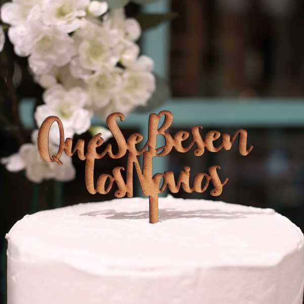 Cake Topper Bodas que se besen