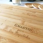 bandeja personalizada reyes magos madera familia