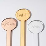 marcasitio agitador coctel metacrilato personalizado