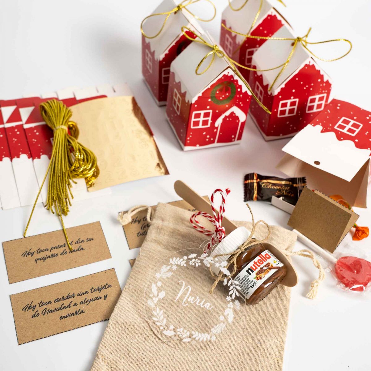 kit-calendario-de-adviento-navidad (1) kit calendario de adviento casitas rojas DIY
