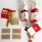 kit calendario de adviento casitas rojas DIY